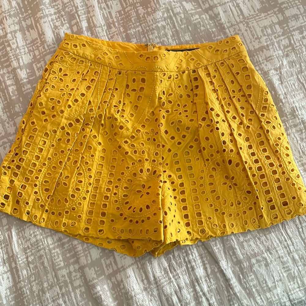 BCBG eyelet shorts